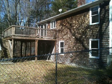 Exterior Back. Large Deck! Fenced Yard!