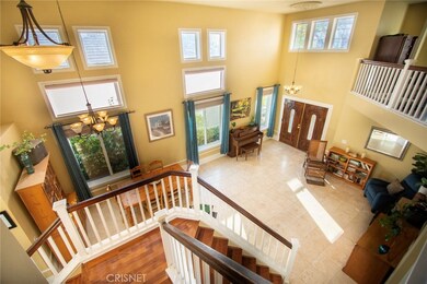 Open and airy living room and entry