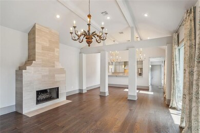 Gorgeous entry with 17th century Tuscan fixture.