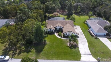 Aerial view of home