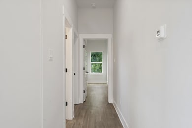 Hallway leading to the bedrooms.