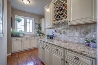 Butlers Pantry off the kitchen is just as gorgeous