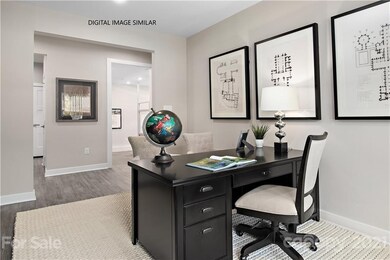 Flex space great for a home office.