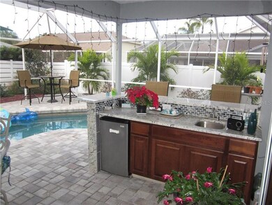 Wet bar pool side