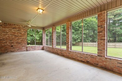 Screened back porch
