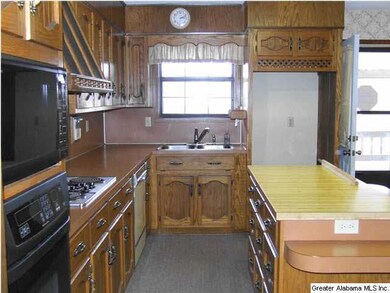 Beautiful custom built cabinets.