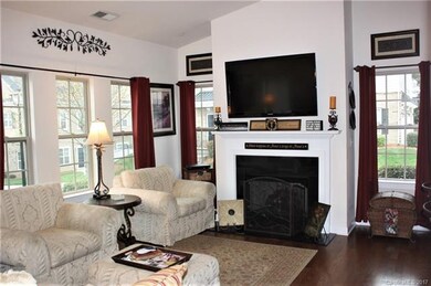 Great room with fireplace