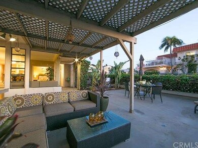 Large Outdoor Patio Area with City & Ocean Views