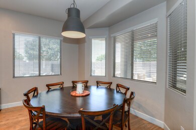 In kitchen dining