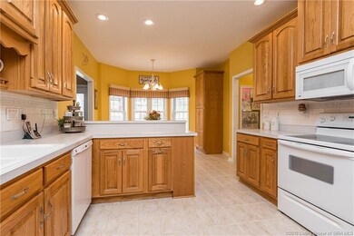 The beautiful kitchen offers plenty of counter spa