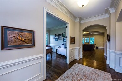 Foyer with beautiful custom millwork.