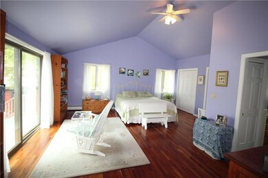 Large master suite with cherry...