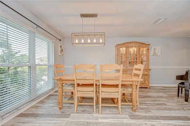 This formal living and dining room area is ideal for entertaining!