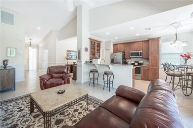 Great Room with vaulted ceiling