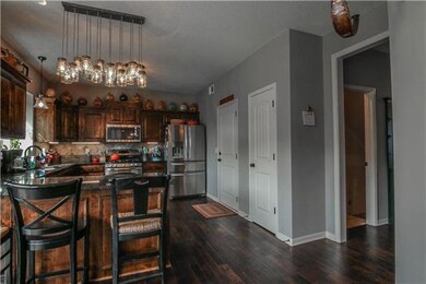 Kitchen-Hall-garage and basement doors
