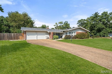 Long double driveway