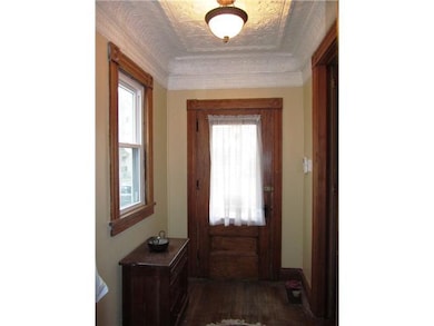 Foyer ENTRY FOYER WITH GORGEOUS TIN CEILING!