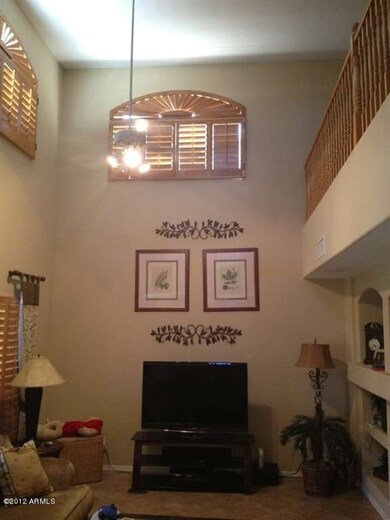 high ceilings in large great room