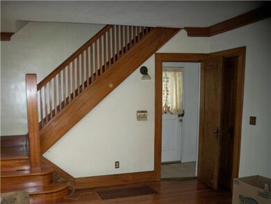 Living Room Large living room with beautiful stair