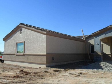 Back of side entry garage