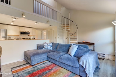 Living Room with Loft