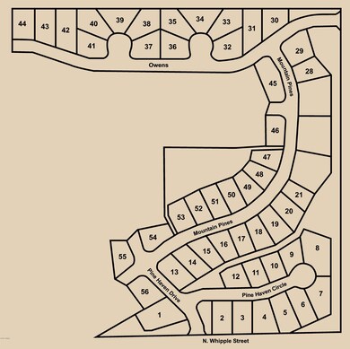 Pine Haven Plot Map