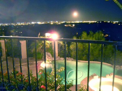 Night View From Backyard