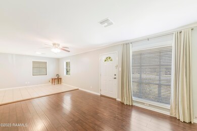 Entry and living area