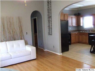 Beautiful kitchen is open to the fantastic space o