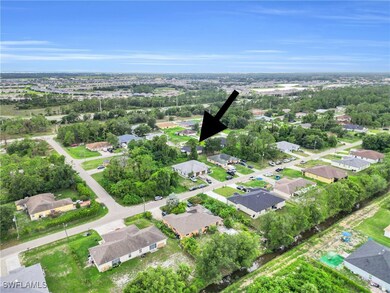Aerial overview of property's location featuring n
