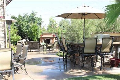 Custom Bulit in BBQ and Bar with refrigerator and 