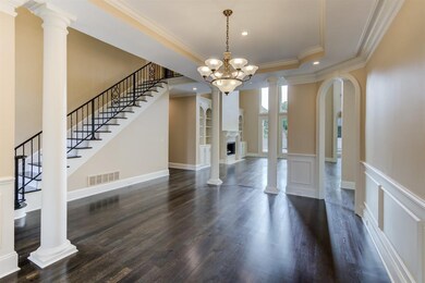 Grand dining room is perfect for entertaining.
