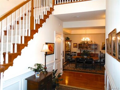 Light filled 2-story entry, includes shadow box an