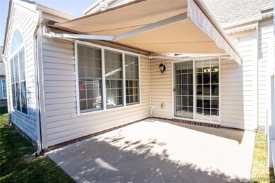 Patio offers a newer custom push button awning for