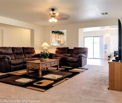 Family room from front door