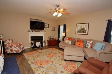 The large living room is a wonderful entertainment space.
