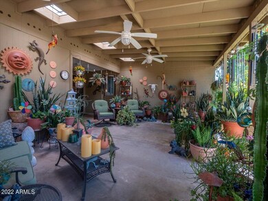 Covered patio
