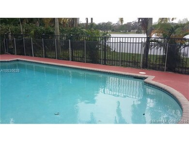 Pool overlooking lake