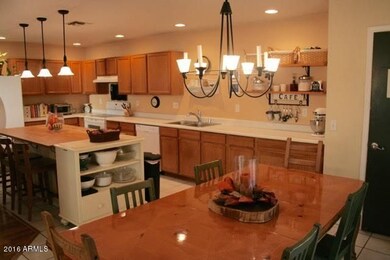 generous kitchen counter space plus isla