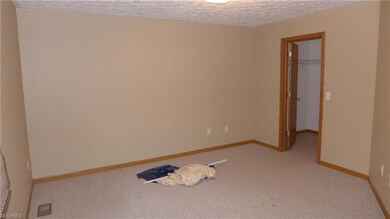 Large master bedroom with walk-in closet.
