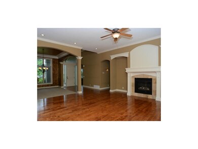 Open layout to the dining, living room and kitchen