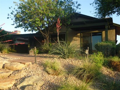 view from the dock towards house