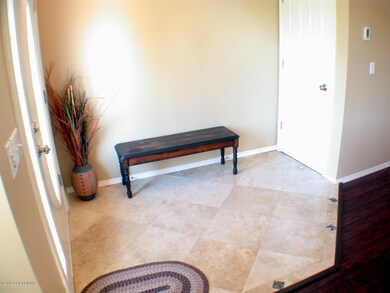 Front entry & coat closet