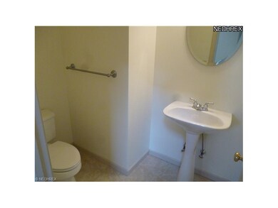 First floor half bath.