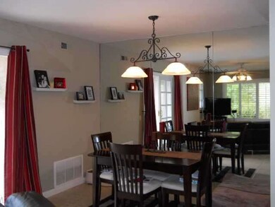 Dining Area is adjacent to large patio area