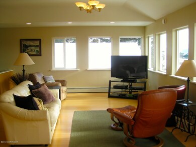 Sunlit living room