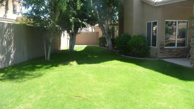 Nice sized grass area !