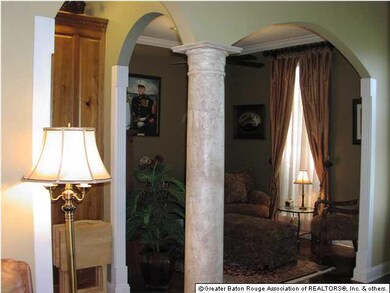 View of the dining room, currently used as an offi