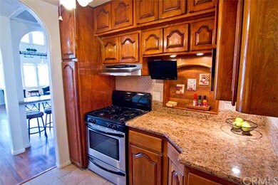 Under cabinet lighting, lots of storage including 