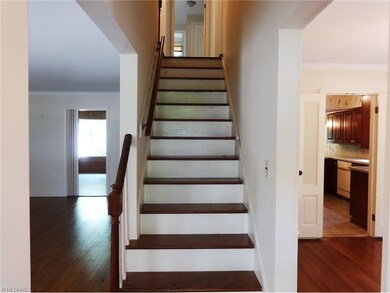 Center Hall Colonial.  Living room to the left and
